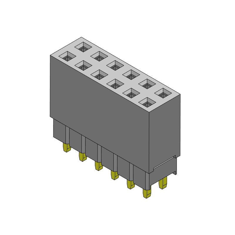 P/H2.54 Female Header HA202