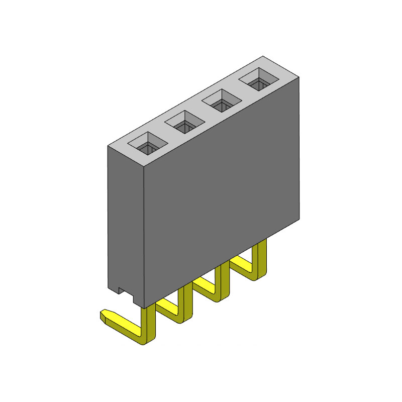 P/H2.54 Female Header  HB101