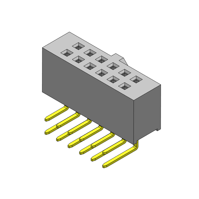 P/H2.54 Female Header  HB217