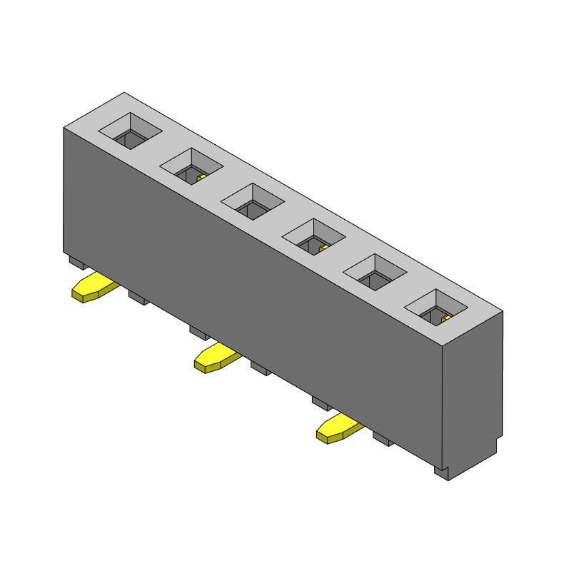 P/H2.54 Female Header HC106