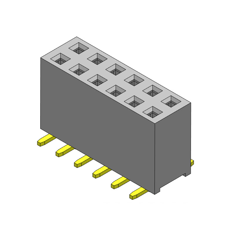 P/H2.54 Female Header HC205