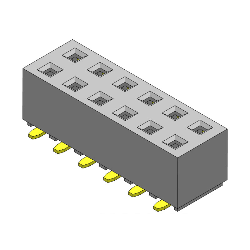 P/H2.54 Female Header HC206