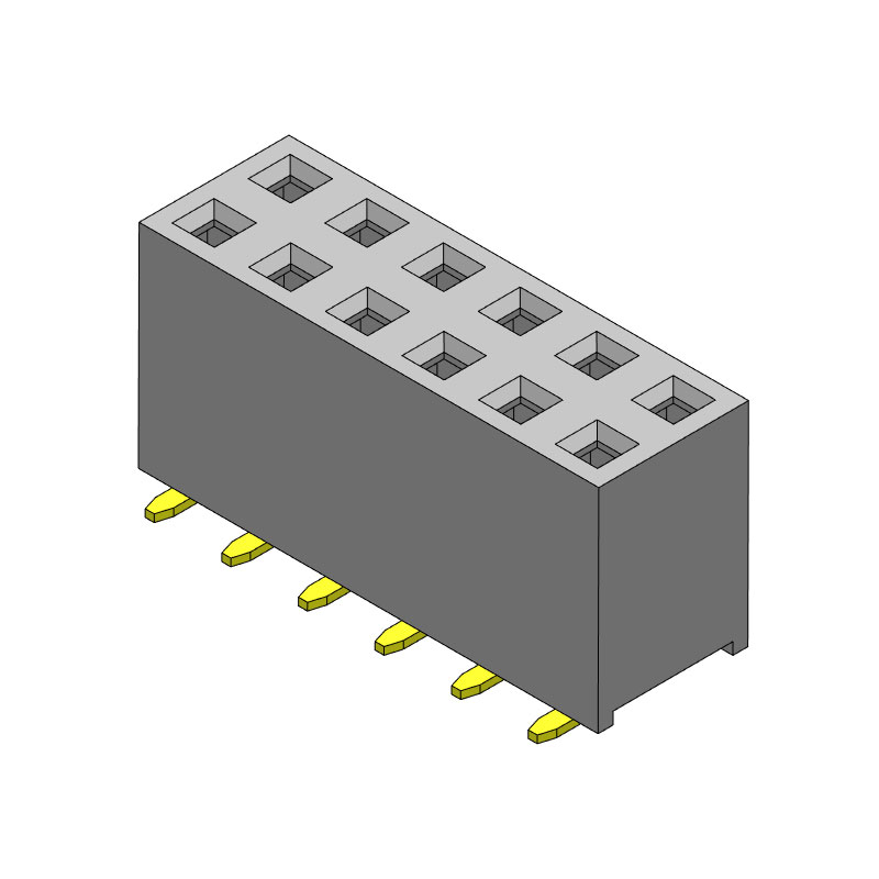 P/H2.54 Female Header HC221