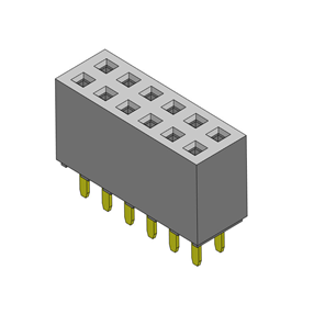 P/H2.54 Female Header  HA208