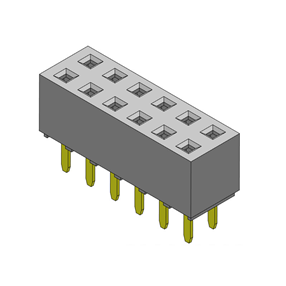 P/H2.54 Female Header HA212