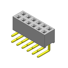 P/H2.54 Female Header HB205