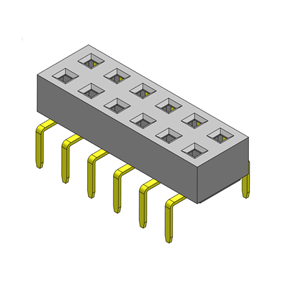 P/H2.54 Female Header HF211